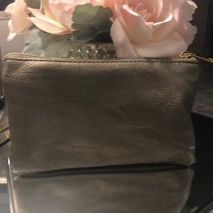 Pewter small clutch